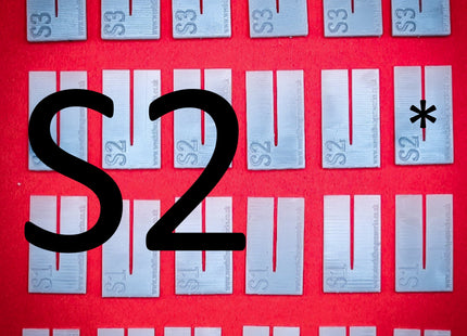 S2 - 2mm Super Elevation Wedges - OO Gauge Code 75/100 (Pack of 6 wedges)