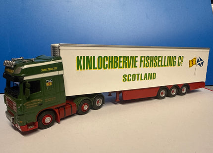 OO Gauge - DAF 105 (SS) Fridge "Kinlochbervie". Ltd Ed of 2000 - Oxford 1/76 Scale