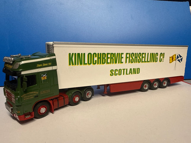 OO Gauge - DAF 105 (SS) Fridge "Kinlochbervie". Ltd Ed of 2000 - Oxford 1/76 Scale