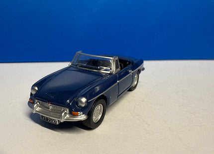 OO Gauge - Oxford Diecast MGB Roadster Mineral Blue - 1:76 Scale