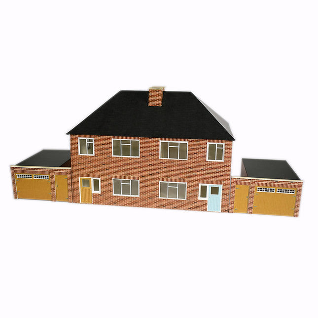 BARGAIN - 1950s Semi-Detached House Card Kit (OO Gauge)