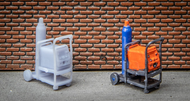 Portable Welder on Trolley - O Gauge