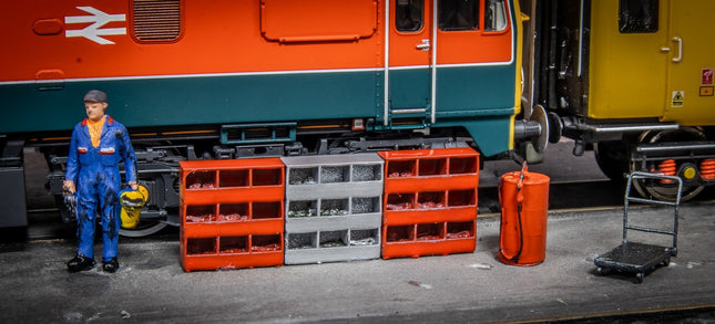 Detailed Workshop Storage Trays - O Gauge (Pack of 3)