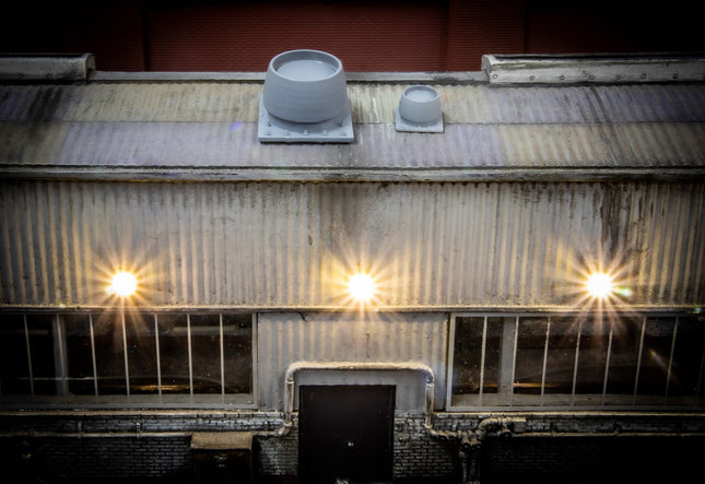 Industrial/Depot Roof Vents - OO Gauge (Pack of 4)