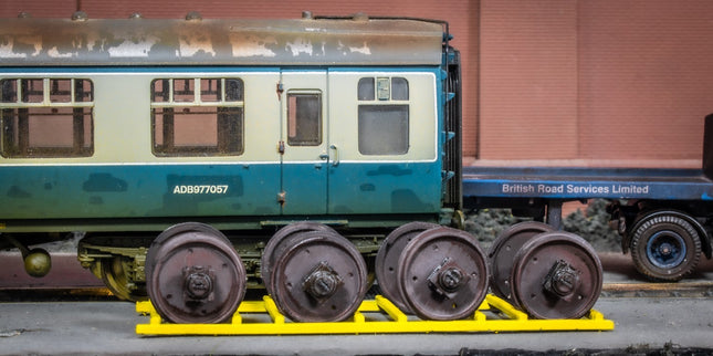 BR Coach Wheelsets - Mk1 Commonwealth Bogie - OO Gauge (Pack of 4)