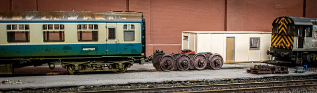 BR Coach Wheelsets - Mk1 Commonwealth Bogie - OO Gauge (Pack of 4)