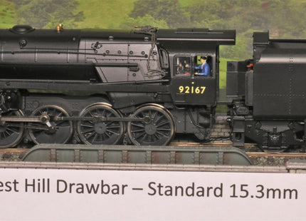 Loco / Tender Drawbars for Hornby 9F (2022 Release only) Pack of 3