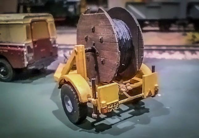 Cable Drum Trailers - OO Gauge (Pack of 2)