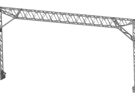 E12-3 - N-Gauge OHLE - 1500vDC - Lattice Platform Structure Kit for 2-Track (100mm Span)