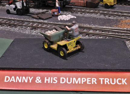 Danny on his Dumper Truck - TT:120 Scale