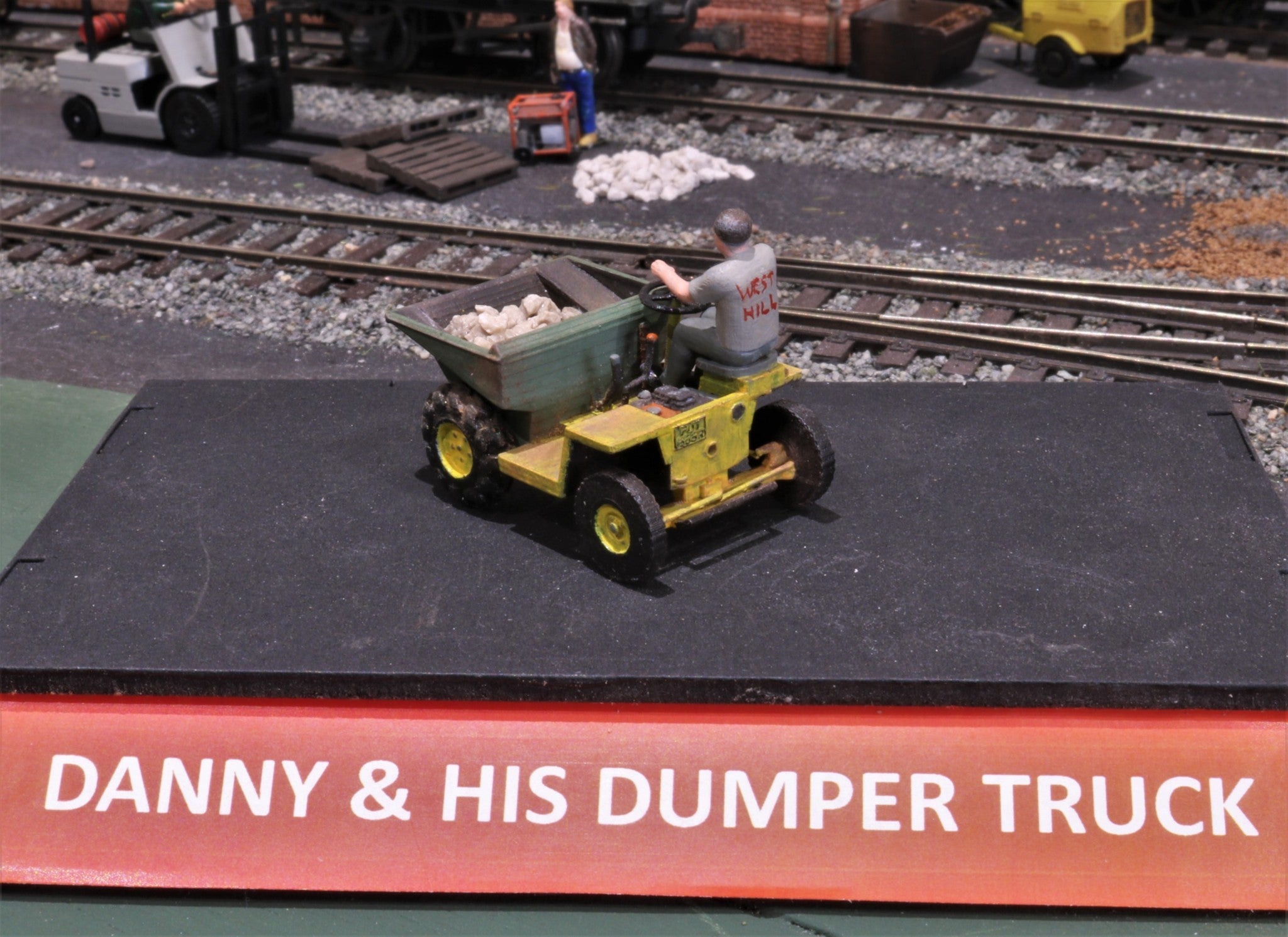 Danny on his Dumper Truck - TT:120 Scale – West Hill Wagon Works