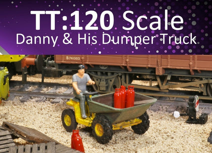 Danny on his Dumper Truck - TT:120 Scale