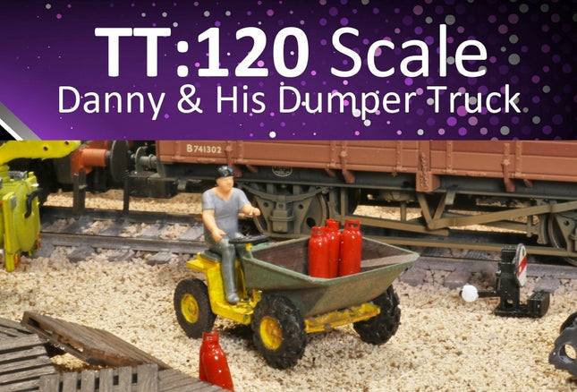 Danny on his Dumper Truck - TT:120 Scale