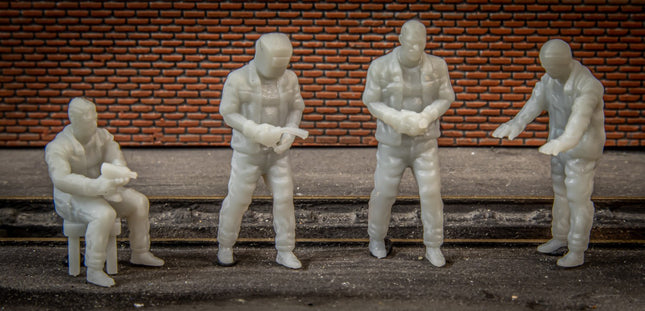 Pack Of Detailed Workshop Workers