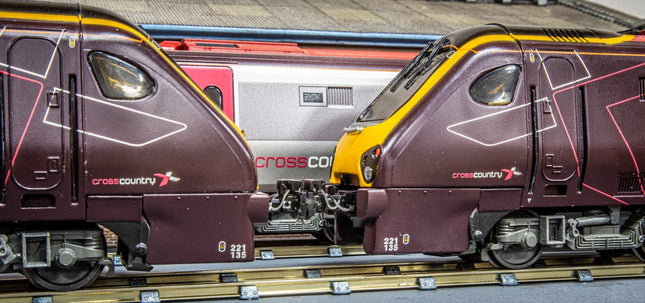 Hunt Magnetic Couplings ELITE - Dellner Pivoting Multiple Working Couplings For Class 220/221 "Voyager"- OO Gauge (2 Pairs)