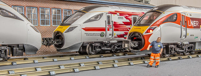 Hunt Magnetic Couplings ELITE - Dellner Pivoting Multiple Working Couplings For Hornby Hitachi Class 800 - OO Gauge (2 Pairs)