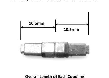 Hunt Magnetic Couplings ELITE - ViTrains Class 37/47 - 5 Pairs - OO Gauge