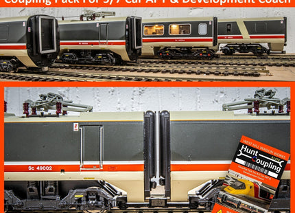 Hunt Magnetic Couplings ELITE - Coupling Pack For Hornby BR Class 370 APT - OO Gauge