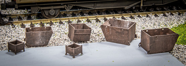 Scrap Metal Waste Skips - OO Gauge (Pack of 6)