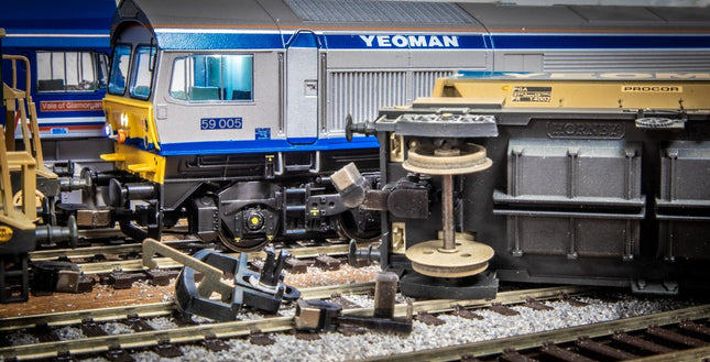 Hunt Magnetic Couplings ELITE - Pivoting Couplings For Hornby/Lima PGA Wagons - OO Gauge