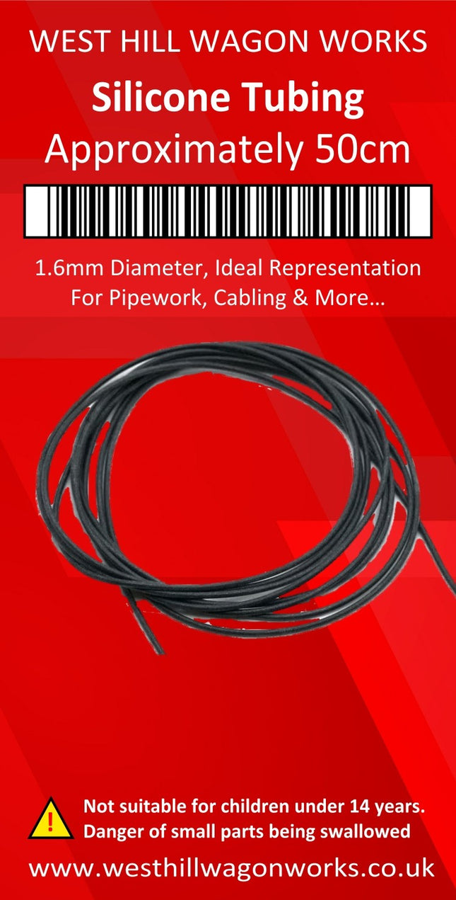 Rubber Silicone Tubing Length (Ultra Soft)  - Approx. 50cm