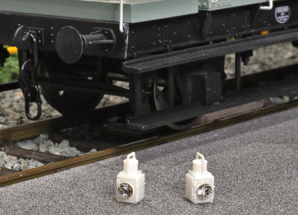 Detailed BR (Midland Region) Oil Type Headlamps (kit L11) - WITH CRYSTALS - O Gauge  (Pack of 6)