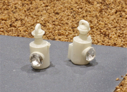 Detailed BR (Southern Region) Oil Type Headlamps (kit L16) - WITH CRYSTALS - O Gauge  (Pack of 6)