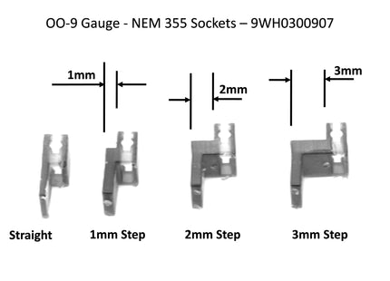 N/TT/009 Narrow Gauge NEM 355 Sockets (Pack Of 16)