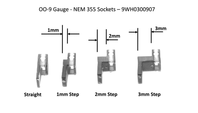 N/TT/009 Narrow Gauge NEM 355 Sockets (Pack Of 16)