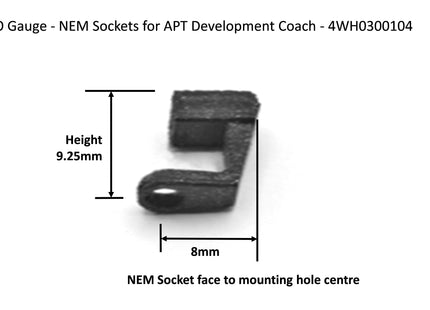 NEM Sockets For APT Development Coach (1 Pair)