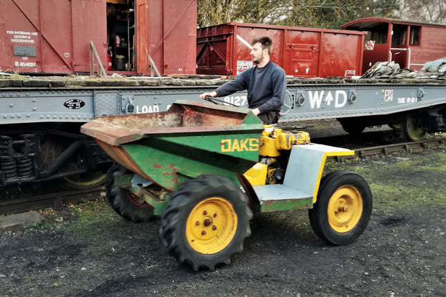 Danny on his Dumper Truck - N Gauge