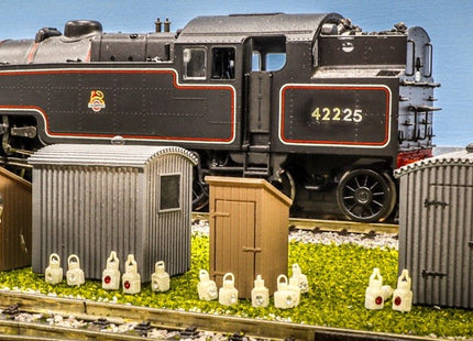Lamp Huts - N Gauge (2 Types in a Pack of 4)