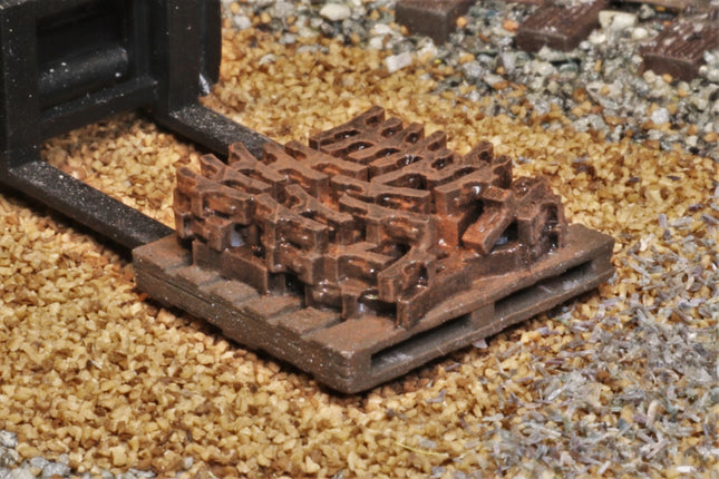 Pallets with Brake Blocks - N Gauge (Pack of 6)