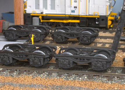 Y25 Type Wagon Bogie - Detailed Static Bogies - OO Gauge (Pack of 2)