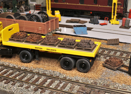 Pallets with Brake Blocks - TT:120 Scale (Pack of 6)