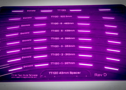 TT:120 Track Guide Templates - Large Set