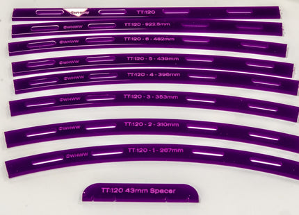 TT:120 Track Guide Templates - Large Set