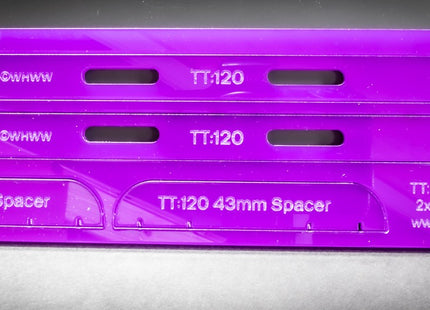 TT:120 Track Guide Templates - Straight Set