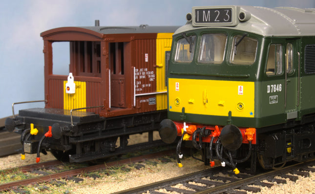 Detailed Pipes and Cables for a Class 25 Locomotive - OO Gauge (SET 2)
