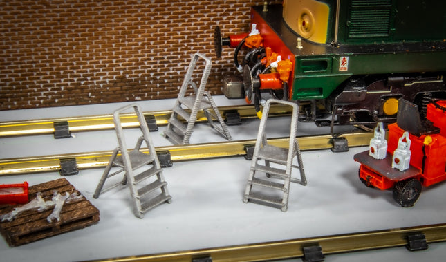 Step Ladders - OO Gauge (Pack of 3)