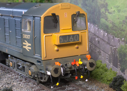 Detailed Pipes and Cables for a Class 20 Locomotive - OO Gauge (SET 1)
