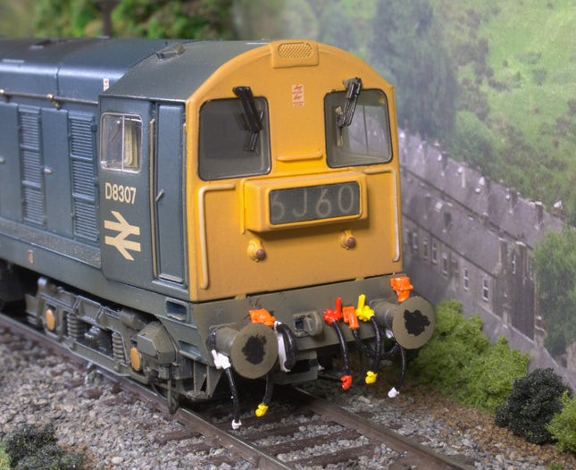 Detailed Pipes and Cables for a Class 20 Locomotive - OO Gauge (SET 1)