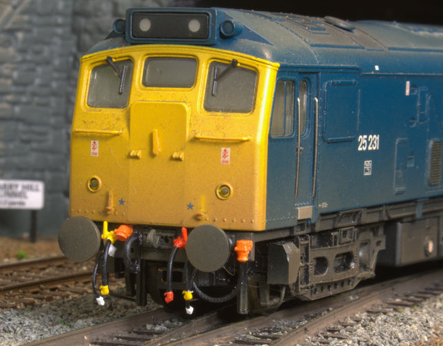 Detailed Pipes and Cables for a Class 25 Locomotive - OO Gauge (SET 2)