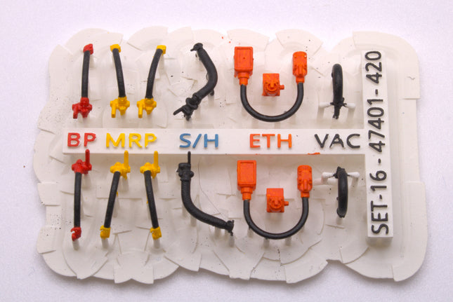Detailed Pipes and Cables for a Class 47 Loco (47401-47420 only) - OO Gauge (SET 16)