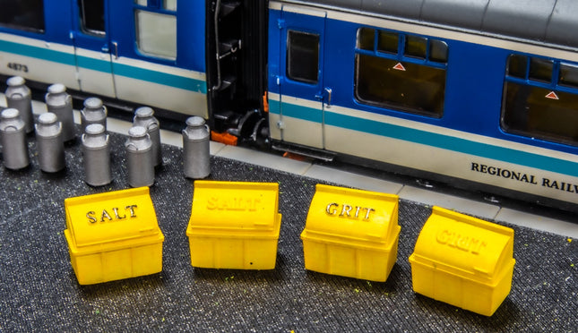 Salt / Grit Bins for Station Platforms - O Gauge (Pack of 4)