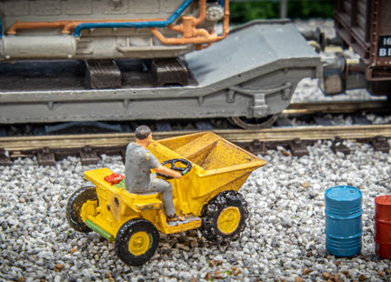 Danny on his Dumper Truck - N Gauge