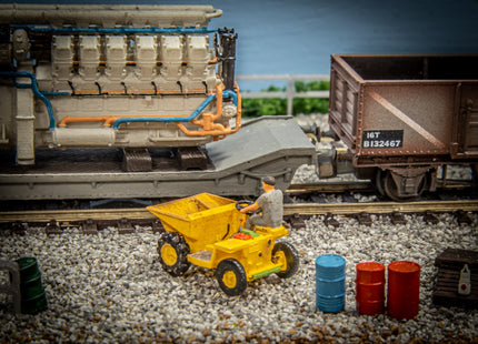 Danny on his Dumper Truck - N Gauge