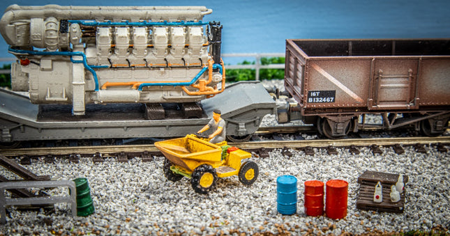 Danny on his Dumper Truck - N Gauge