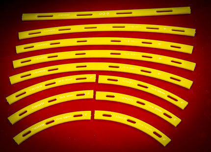 OO9 Track Guide Templates - Large Set