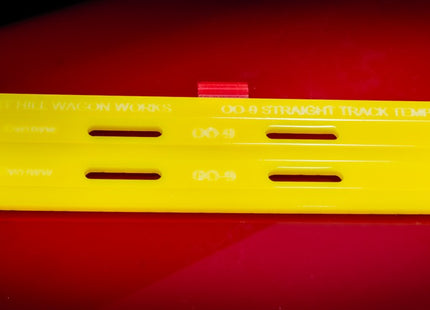 OO9 Track Guide Templates - Straight Set